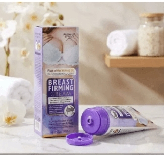 Wokali Breast Firming Cream - (150ml/ 5.2 fl.oz,) & Stretch Marks Cream – (130ml/4 fl.oz.) | Skin Tightening & Nourishing Formula 1