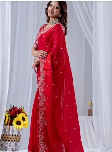 Shivshakti Collection Zari Art Silk Designer Saree 2