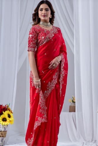 Shivshakti Collection Zari Art Silk Designer Saree 1