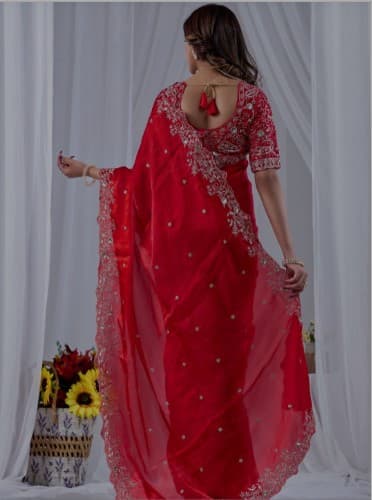 Shivshakti Collection Zari Art Silk Designer Saree 4