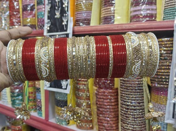 Bridal chura set for women designer bangles 1