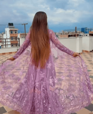 Gopal Bastralaya Pretty Outer Lehenga – Lavender Designer Collection By Niva Yadav 1