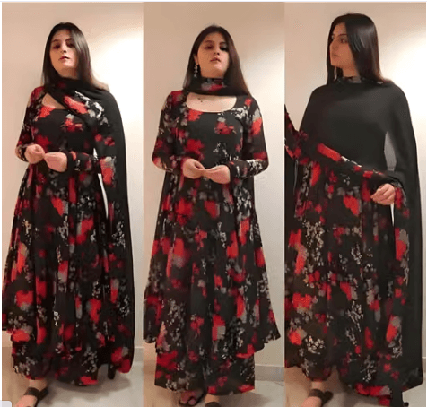 Anar Gaun Duppata Palazo Set 3