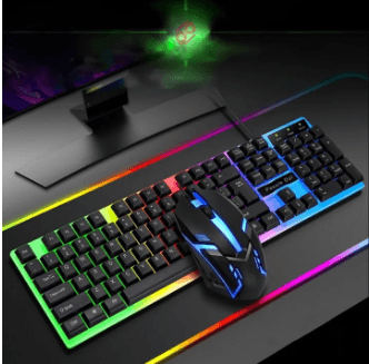 Bajeal T350 Gaming Keyboard Combo with Mouse RGB Light 1
