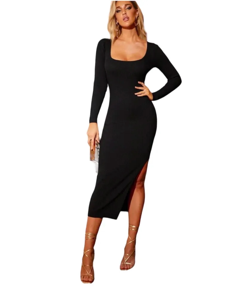 New Side Cute Summer Bodycon Dress For Women 2