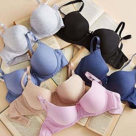 Seamless Soft Comfort Padded Pushup Bra for Women's and Girls ( pack 2) 4