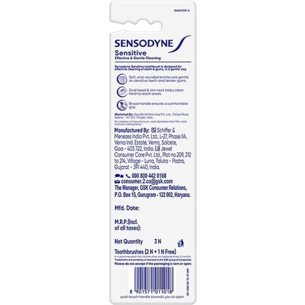 Sensodyne Toothbrush 3 pieces ,Buy 2 Get 1 free 2
