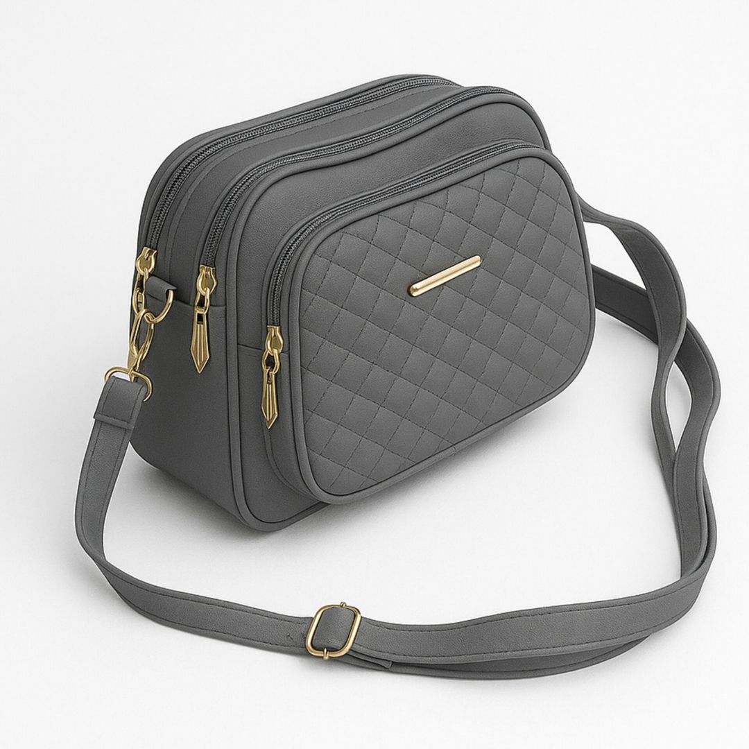 Premium Quilted Crossbody Bag for Women | Elegant Design in Brown Colors 1