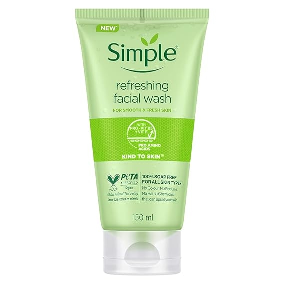 Simple Kind To Skin Refreshing Facial Wash 150 ml 1