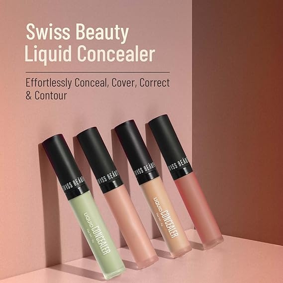 Swiss Beauty Liquid Light Weight Concealer With Full Coverage- 6G 3