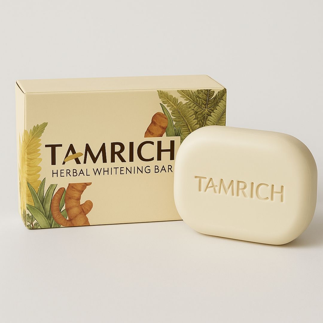 Oreva Dermacare TAMRICH Herbal Whitening Soap with Tamarind Extract 75g – Natural Skin Brightening & Cleansing Soap for Face & Body 1