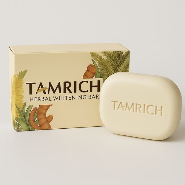 Oreva Dermacare TAMRICH Herbal Whitening Soap with Tamarind Extract 75g – Natural Skin Brightening & Cleansing Soap for Face & Body