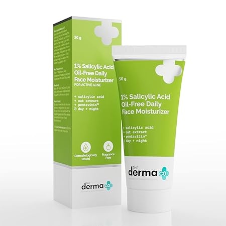 The Derma Co Salicylic Acid Facewash, moisturizer, Face Serum and Sunscreen Sets, for Oily skin, Pimples, & Open Pores 3