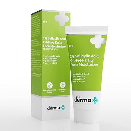 The Derma Co Salicylic Acid Facewash, moisturizer, Face Serum and Sunscreen Sets, for Oily skin, Pimples, & Open Pores 2
