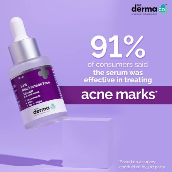 The Derma Co 10% Niacinamide Face Serum with Zinc for Acne Marks - 30 ml 4
