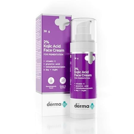 The Derma Co 2% Kojic Acid Face Cream 30g for Anti-Pigmentation, Lightening and dark spots 1