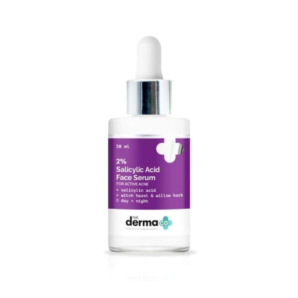 The Derma Co. 2% Salicylic Acid Serum for Face for Active Acne with Witch Hazel - 30 ml 1