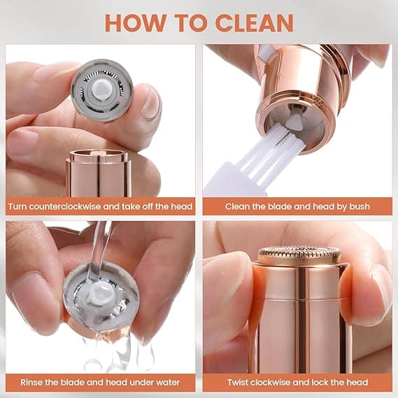 Rechargeable New Flawless Facial Hair Remove, Best Facial Hair Removal for Women, 4