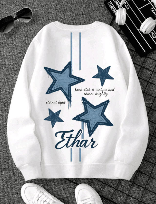 Premium Quality Trendy Printed Sweatshirt for women