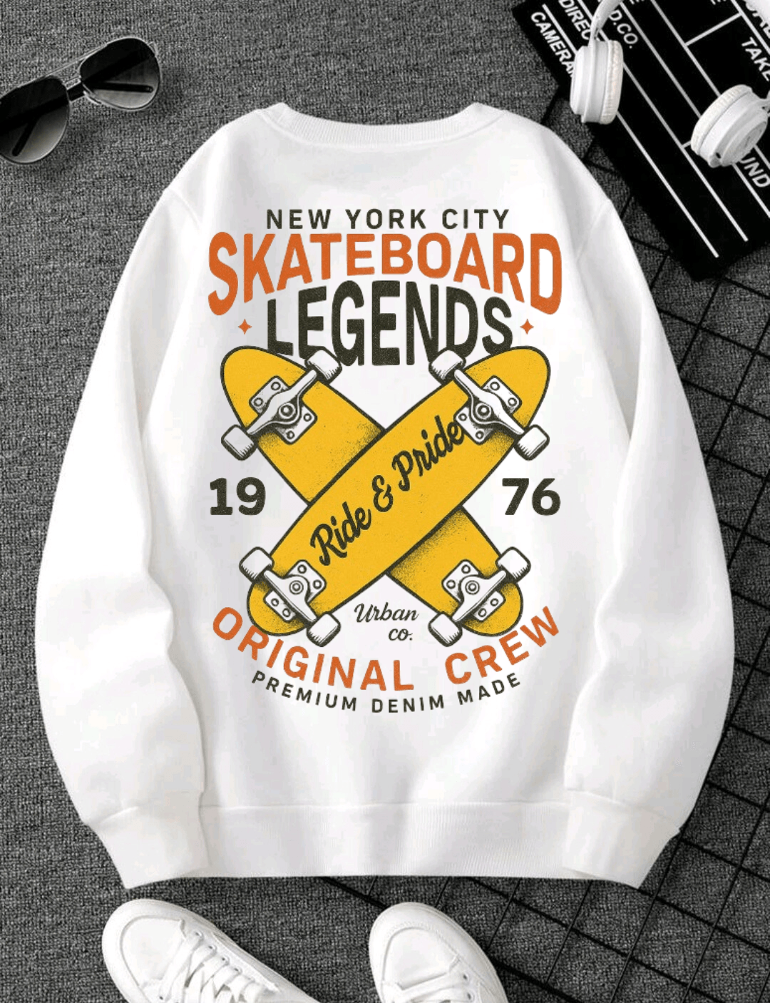 Trendy Printed Sweatshirt for women and men 1