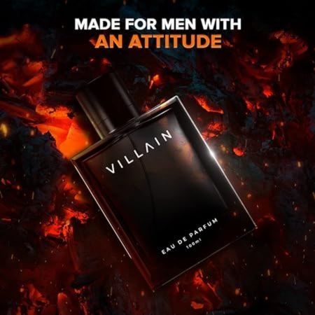 Villain Perfume For Men 100 ml, Long Lasting, Eau De Parfum Premium Long Lasting Fragrance Spray , Woody & Spicy 4