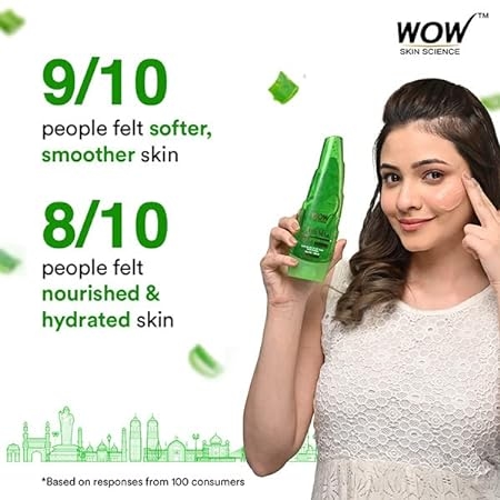 WOW Skin Science 99% Pure Aloe Vera Gel for Face, Skin & Hair - 150ml 2