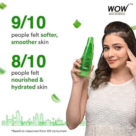 WOW Skin Science 99% Pure Aloe Vera Gel for Face, Skin & Hair - 150ml 1