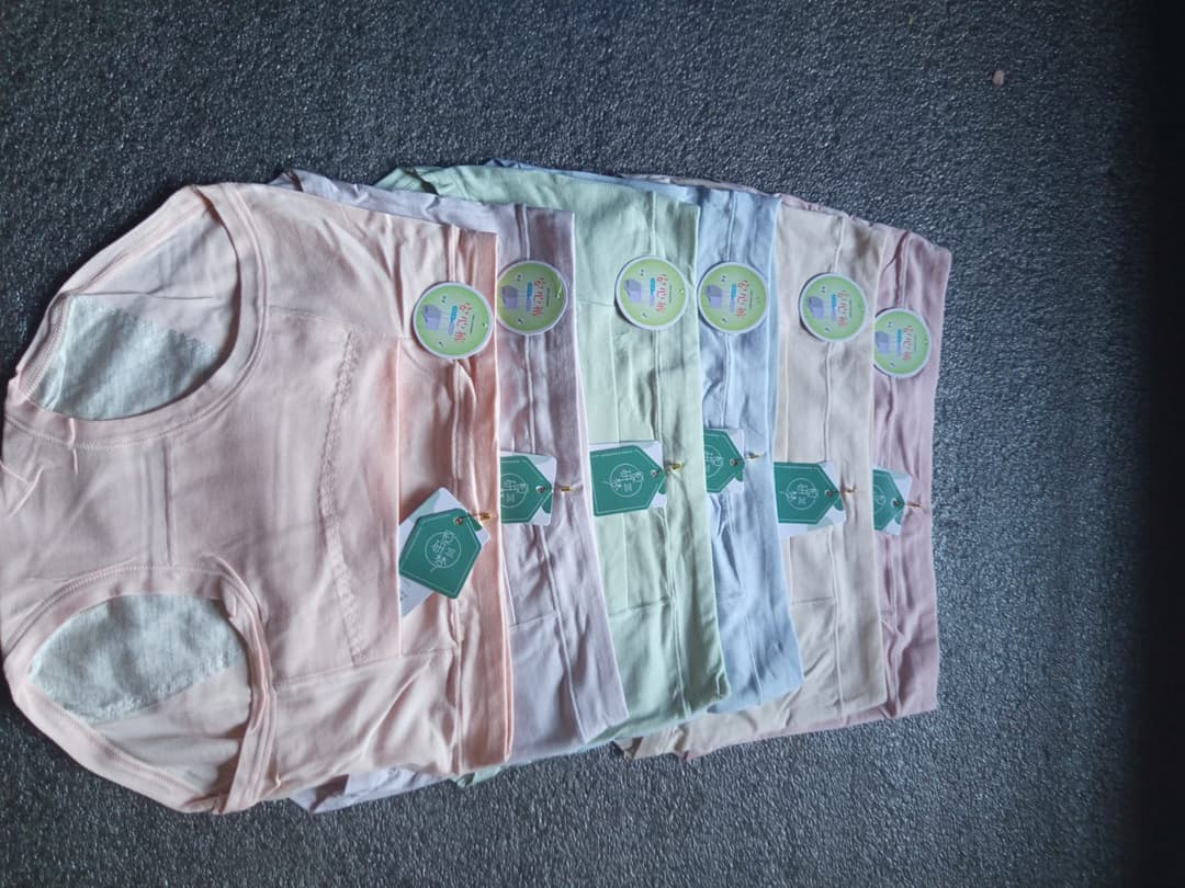 Women's Pocket Physiological Underwear Women's Leak Proof Widened Pure Cotton Crotch Large Medium High Waist Sanitary Pants 1Pcs