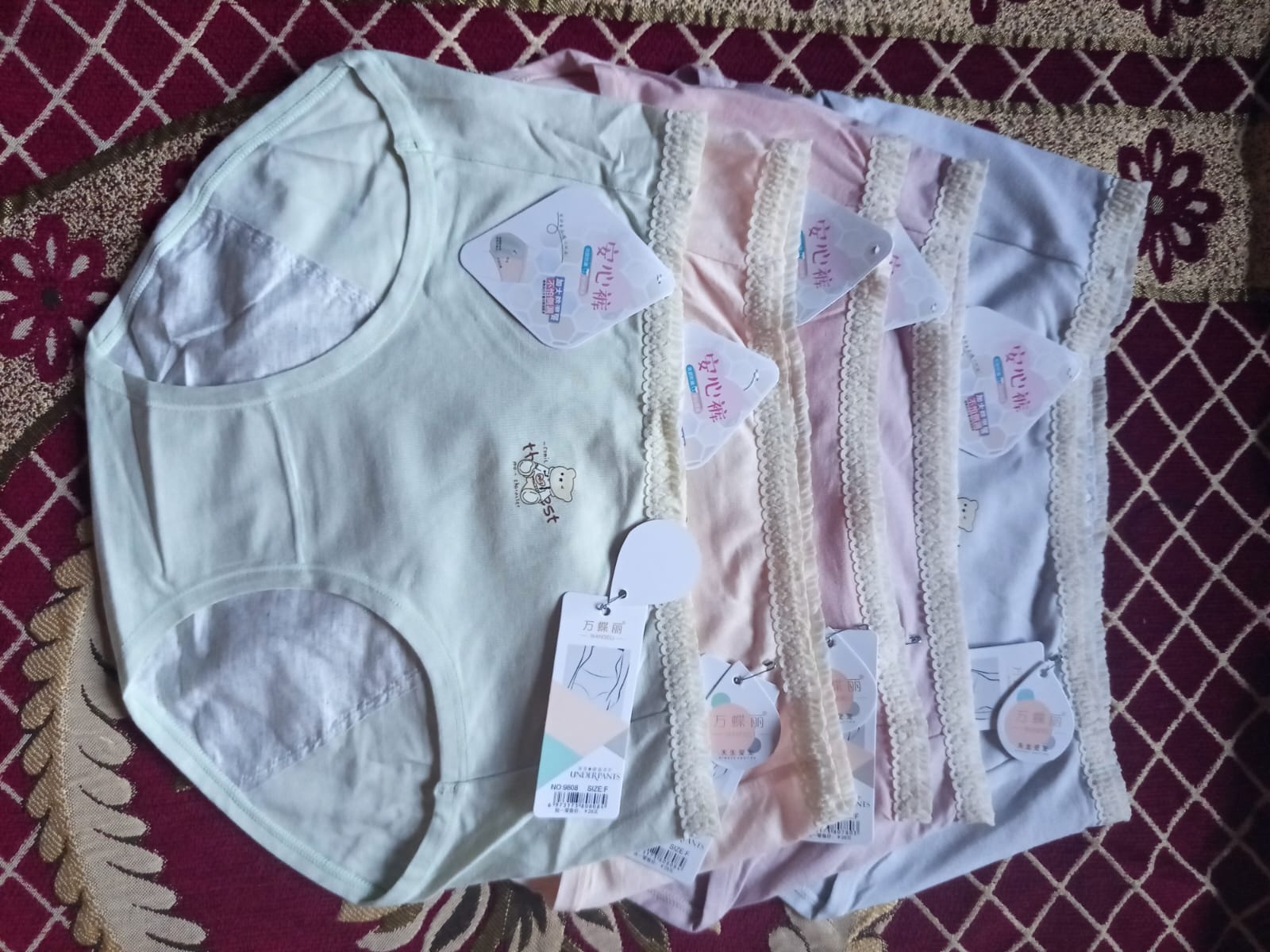 Reusable Menstrual Period Underwear With Pocket Women Period Panties 2 Pcs 5