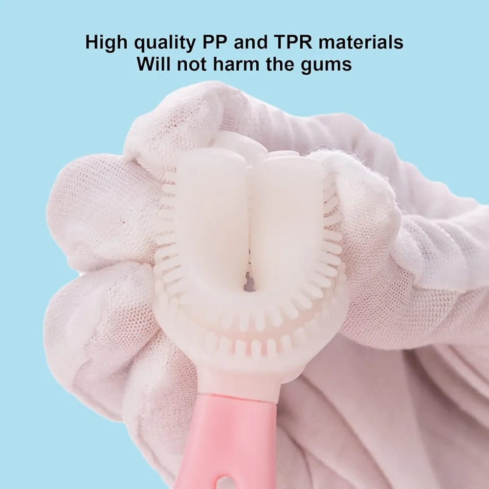 Silicone Baby Tooth Brush U-Shaped: Perfect for Baby's 1