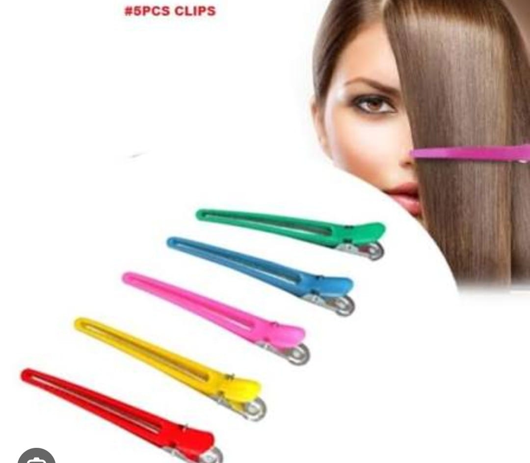 Hair Clip Professional Hairdressing Cutting Salon Styling tools Section Aluminum Plastic Hair Clips 12 Pcs Set 6