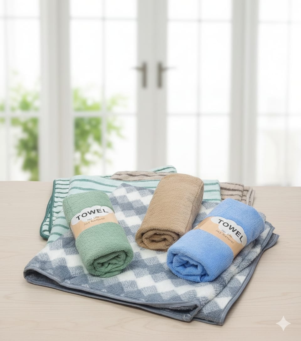 Premium Hand & Face Towels Pack – Super Soft Bathroom Towel Pack Of 2 1