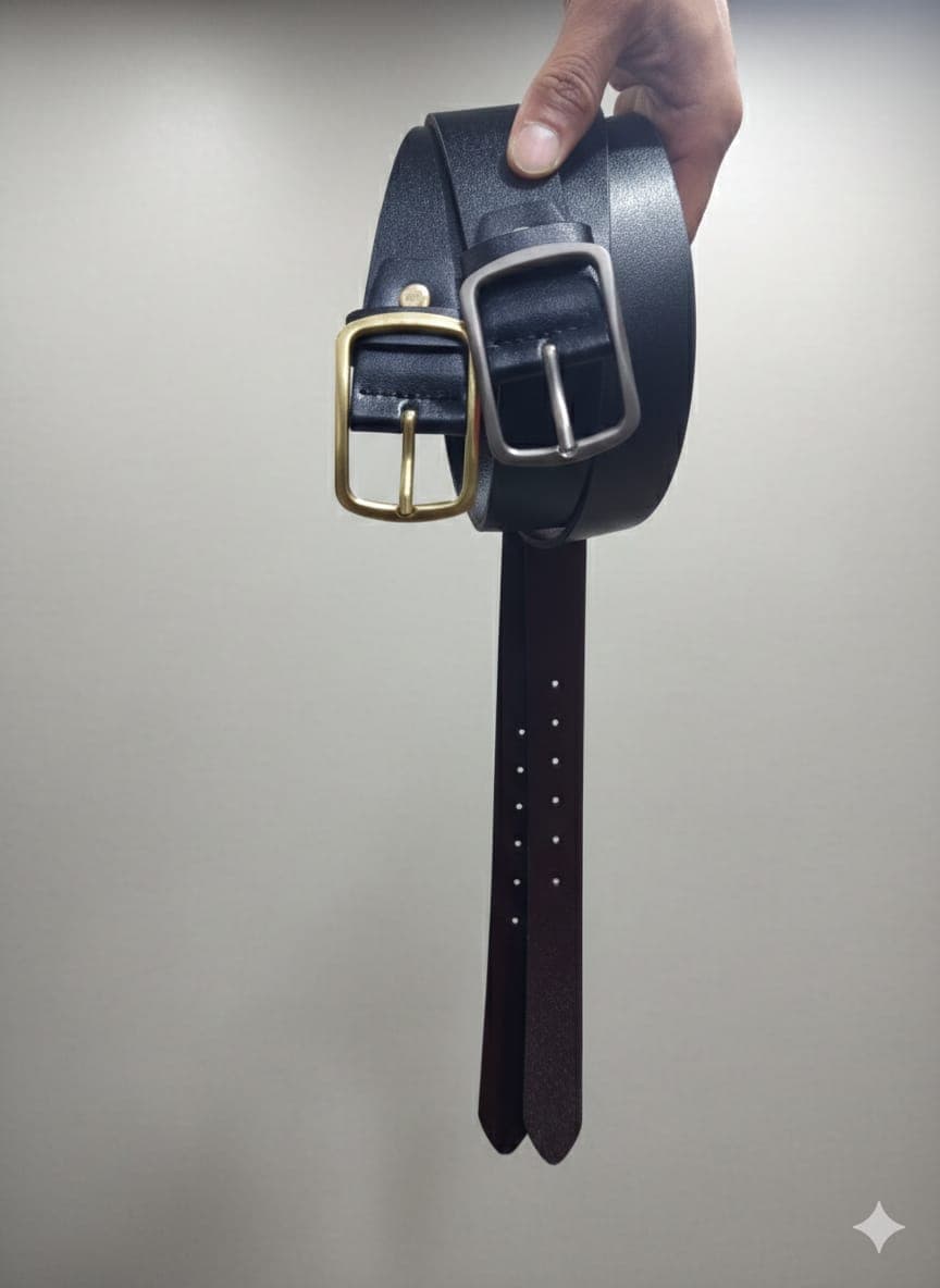 Double Side PU Leather Belt Luxury Designer Belts For School College Office Use Belt