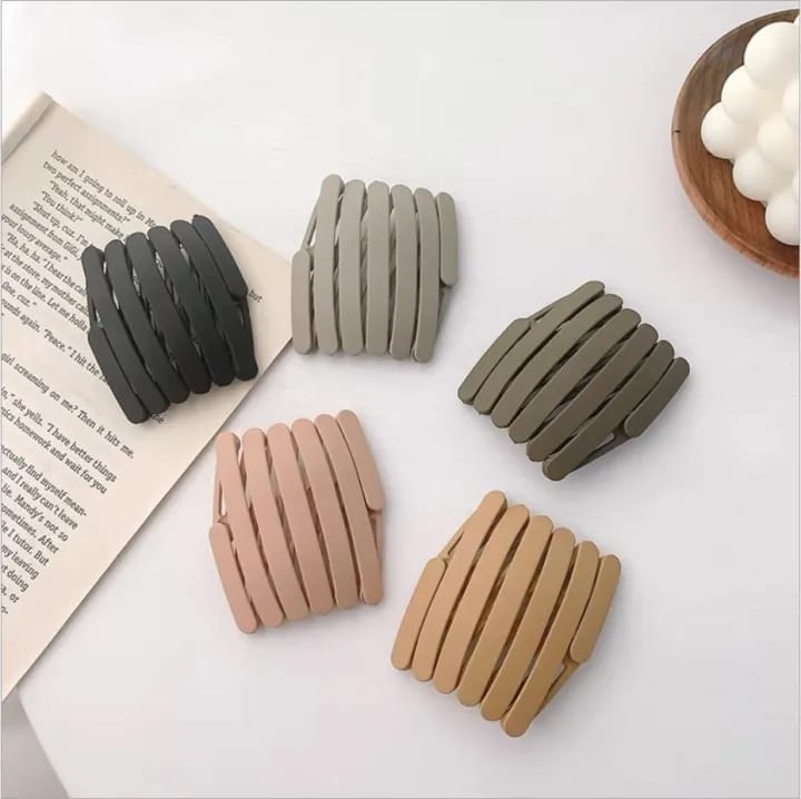 1PC Folding Hair band Women Morandi Color Non-Slip Headband Korean Face Wash Hairband Girls Hair Accessories 3