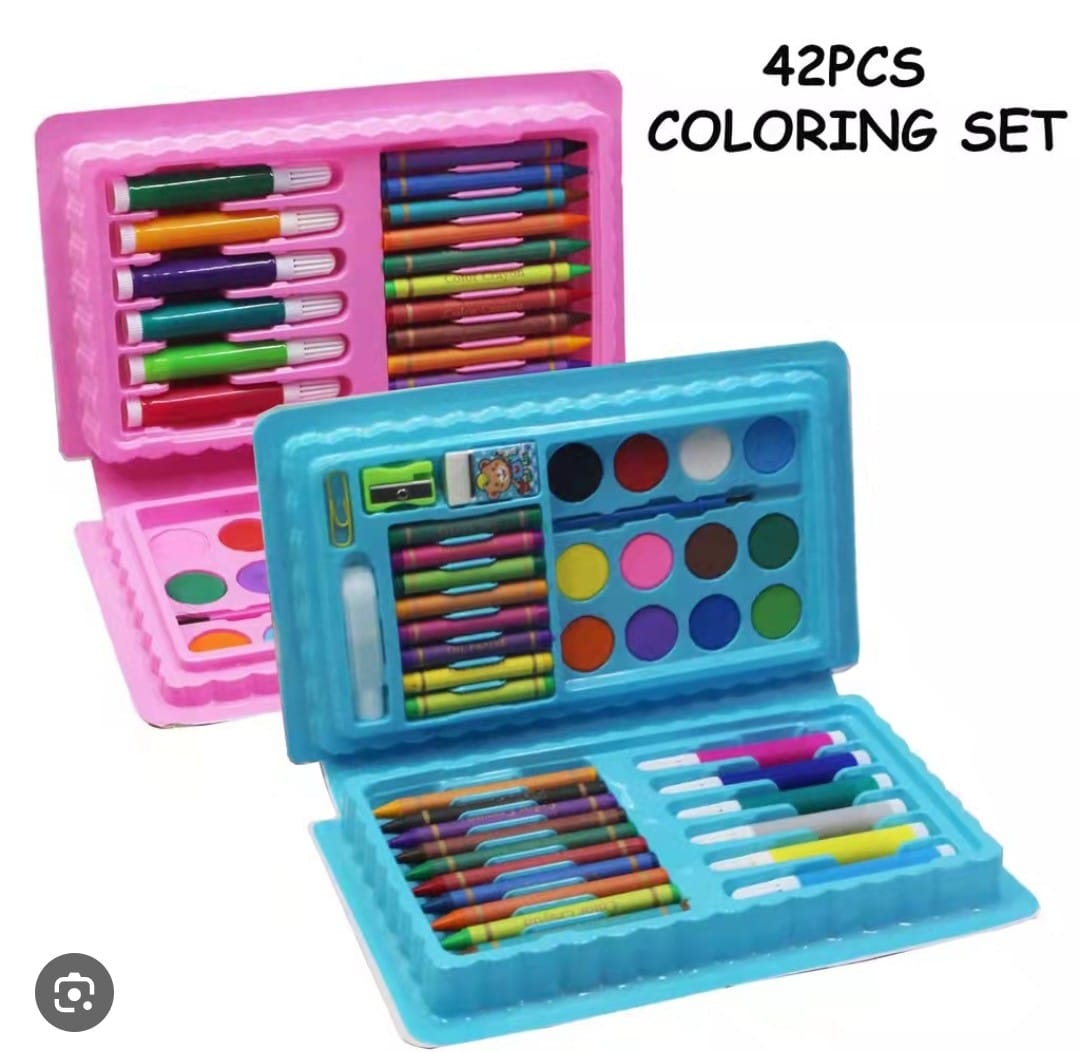 Color Box Set For Kids 42 Pieces Colors Set 2