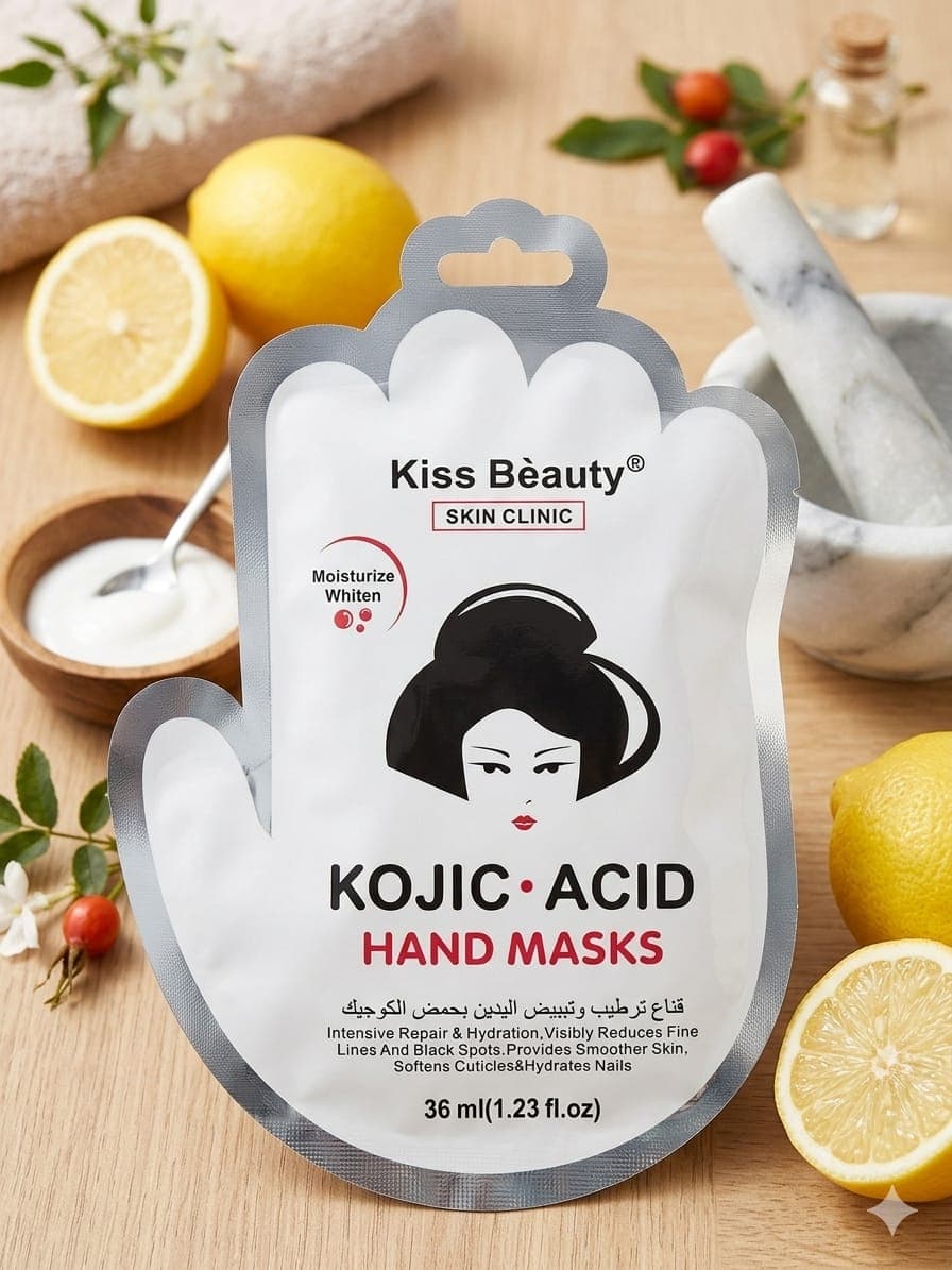 Kojic Acid Hand Mask – Soft, Smooth & Bright Hands – Deep Moisturizing (36ml) 3