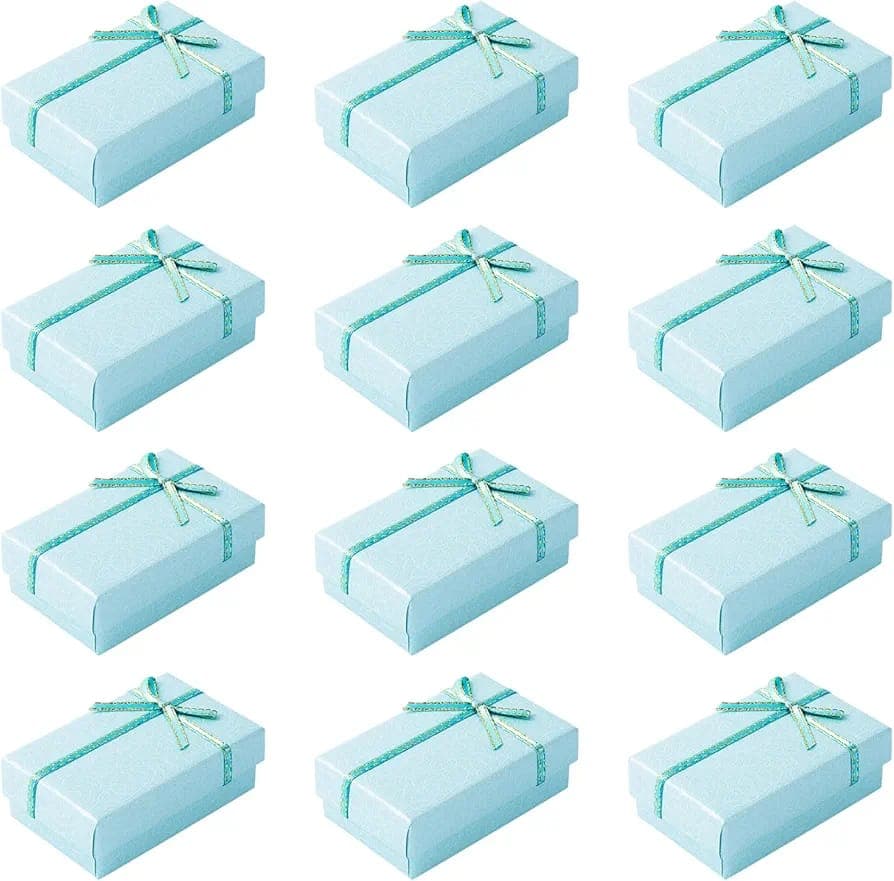 Rectangle Gift Boxes with Sponge Inside for Rings Necklaces Earrings Bracelet PCs 3