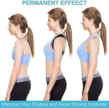 Fully Adjustable Upper Body Posture Support/Corrector Belt For Unisex 2