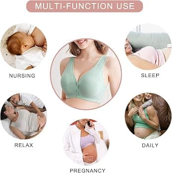 Cotton Maternity Nursing Bras Pregnant Breastfeeding Pregnancy Women Underwear Breast Feeding Bra Soutien Gorge Allaitement 3