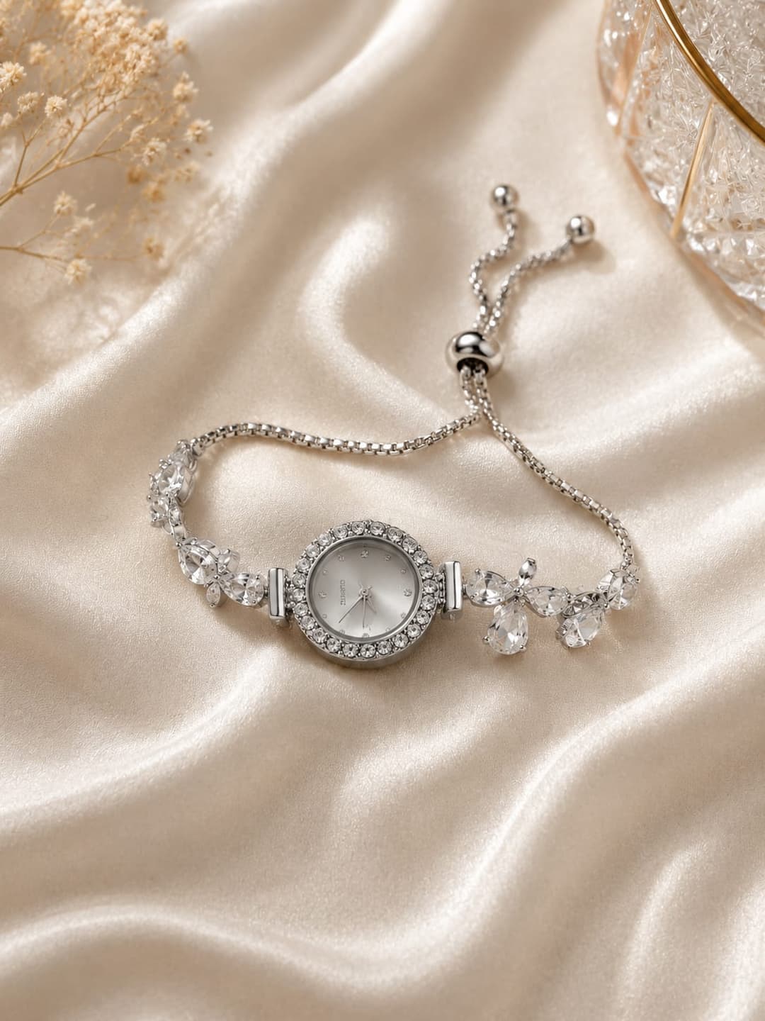 Fashion Pearl Watch for Girls | Adjustable Elegant Bracelet Watch 1