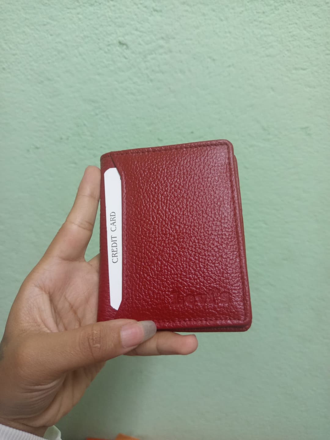 Slim Wallet Mini Wallet Holder Card Purse Leather Wallet 3