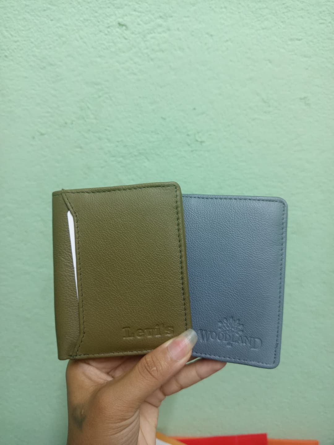 Slim Wallet Mini Wallet Holder Card Purse Leather Wallet 4