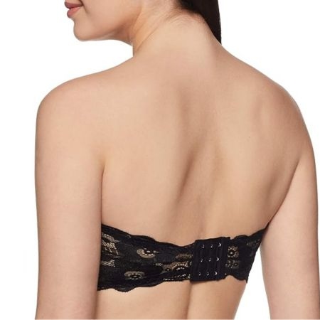 Women Lace, Padded Tube Bra - Free Size - 3 Hook Back 2