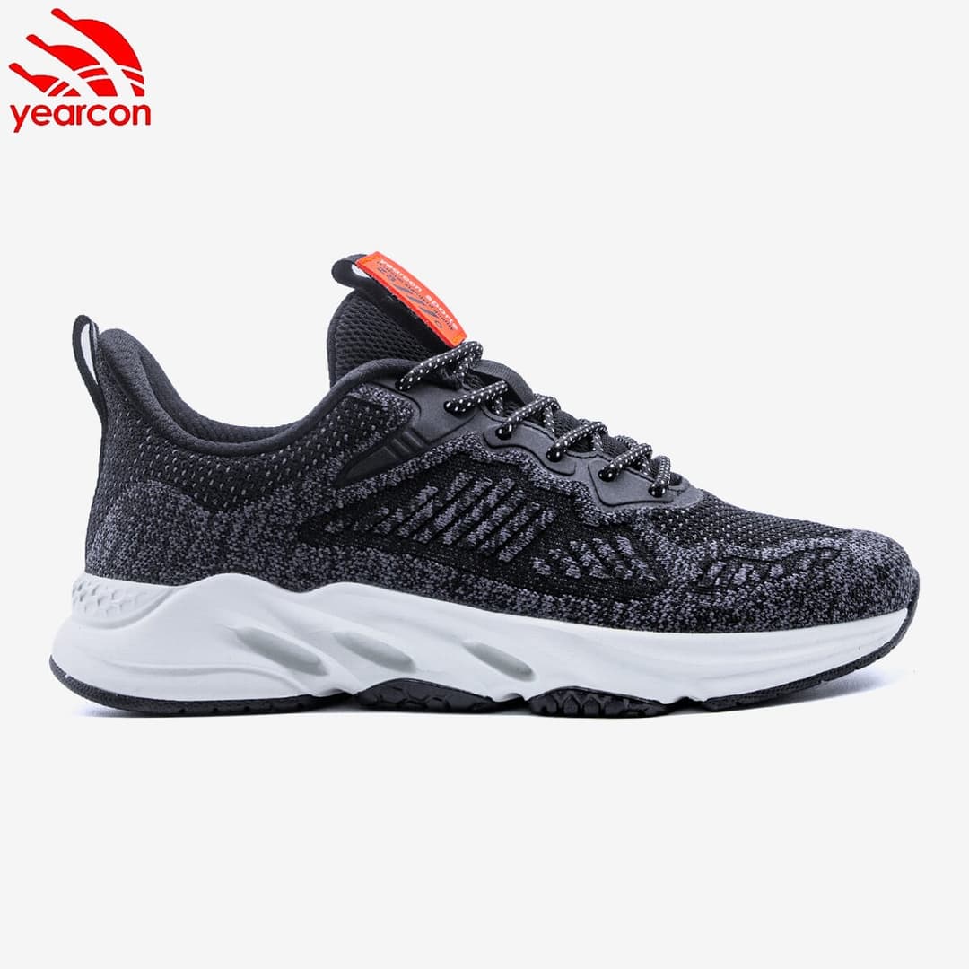 Yearcon Mesh Design Solid Laceup Running Shoes For Men