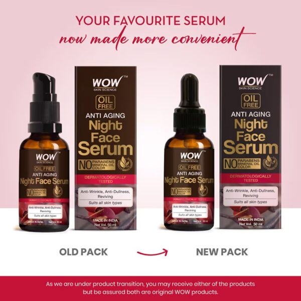 WOW Skin Science Anti Aging Night Face Serum (50ml) (Copy) 3