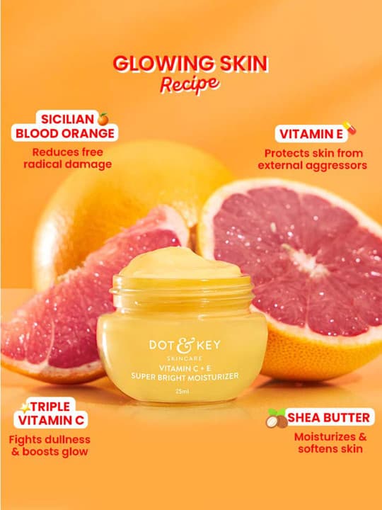 DOT & KEY Set of Vitamin C+E Moisturizer 25ml + Sunscreen 50g 2