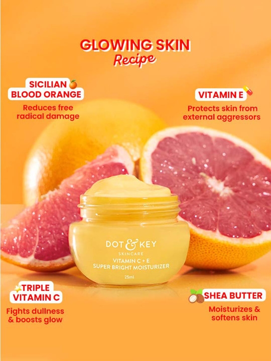 DOT & KEY Set of Vitamin C+E Moisturizer 25ml + Sunscreen 50g 3