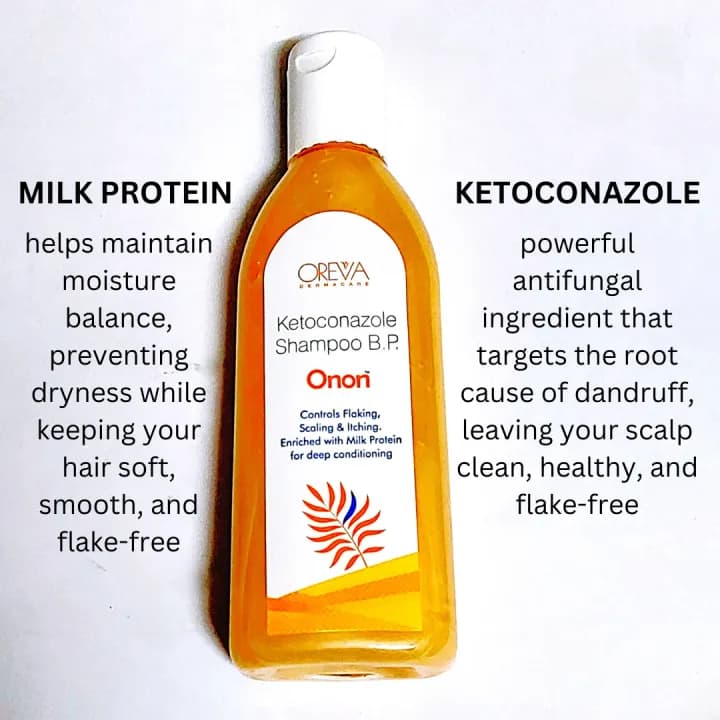 Oreva Derma Care Ketoconazole 2% Anti Dandruff OnOn Shampoo 100ml 2