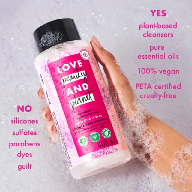 Love Beauty And Planet Rice Water & Angelica Seed Oil Shampoo 400ml