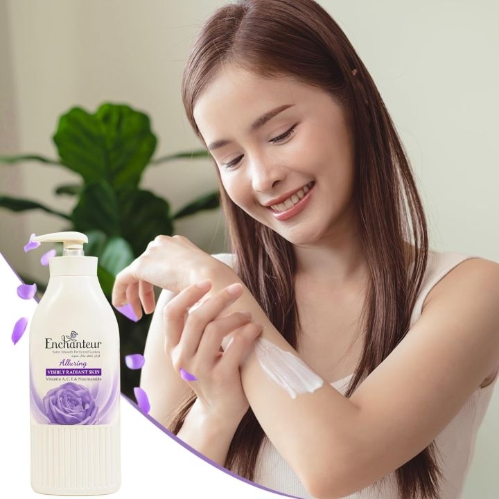 Enchanteur Perfumed Moisture Silk Alluring Perfumed Body Lotion 400 ml 4